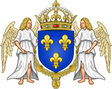 Большой королевский герб Франции